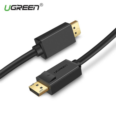 Ugreen UG10211DP102TK 2M Màu Đen Cáp 2 Đầu Displayport chuẩn V1.2 thuần đồng - HÀNG CHÍNH HÃNG