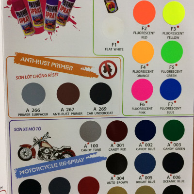 Sơn xịt màu tím ATM A240