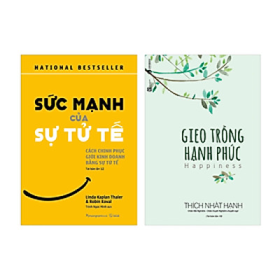 COmbo 2 Cuốn: Sức Mạnh Của Sự Tử Tế + Gieo Trồng Hạnh Phúc