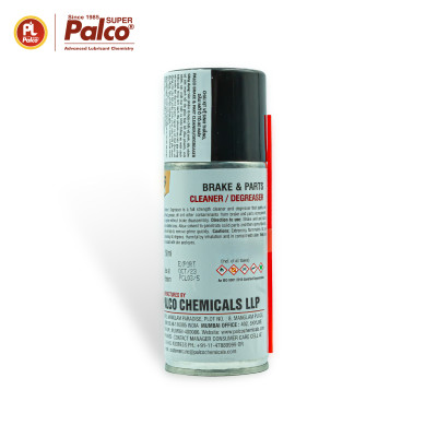 Xịt vệ sinh thắng, dầu mỡ ô tô và xe máy PALCO Brake & Parts Cleaner/Degreaser - Chai 150ml - Nhập khẩu Ấn Độ