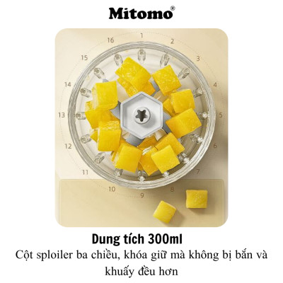 Máy xay ăn dặm cho bé, xay thịt đa năng Mitomo MT-350 - Hàng chính hãng