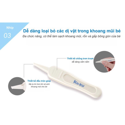 Bộ Cắt Móng Tay, Ráy Tai Cho Bé Ku.Ku Duckbill