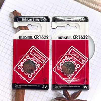 Vỉ 1 Viên Pin 3V MAXELL CR1632 Nhập Khẩu Nhật Bản 