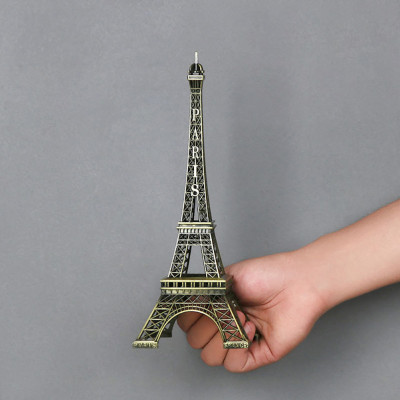 Mô hình Các kỳ quan thế giới thu nhỏ bằng kim loại mạ màu - Màu vàng rêu