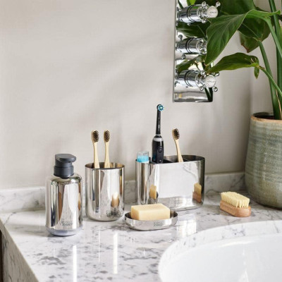 Bình bơm xà phòng Joseph Joseph EasyStore Luxe (Steel) 70582 hàng chính hãng