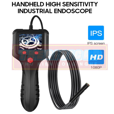 Camera Nội Soi Công Nghiệp Màn Hình 2.4 inch 1080P Kỹ Thuật Số Chống Nước IP67 Dây Cứng P100 - Hàng Nhập Khẩu