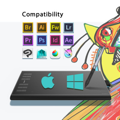 Bảng Vẽ Điện Tử HUION H1060P - Hàng Nhập Khẩu