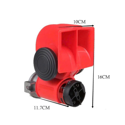 Bộ Còi Hơi Điện 12V Loại Tốt – Âm Siêu Lớn, Nhỏ Gọn, Kèm Rơ Le, Lắp Xe Máy & Ô Tô