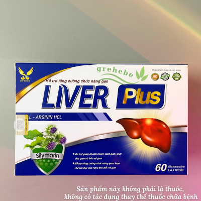 [TPBVSK] Hỗ trợ tăng cường chức năng gan LIVER PLUS( H/60v)