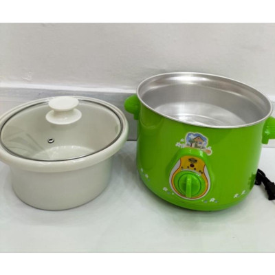 Nồi Hầm Cháo Chậm Lòng Sứ Cắm Điện 1,5L VÀ 2,5L , Nồi Hầm, Kho, Nấu Giữ Nhiệt Tốt, Siêu Tiện Dụng - HÀNG CHÍNH HÃNG MINIIN