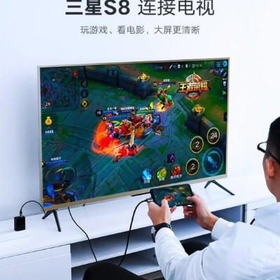 Ugreen UG50544CM183TK 1.5M màu Xám Cáp chuyển đổi TYPE C sang HDMI dương + hỗ trợ cổng USB cấp nguồn - HÀNG CHÍNH HÃNG