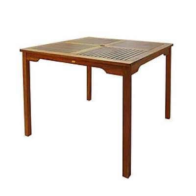 Bàn Vuông Kalimantan 80Cm IBIE NT3014 (80 x 80 x 72 cm) - Nâu