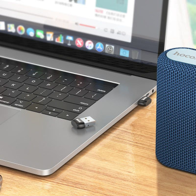 USB chuyển đổi sang Bluetooth hỗ trợ kết nối đa thiết bị cho loa, tai nghe, bàn phím và chuột, máy in, v.v. UA18 - hàng chính hãng