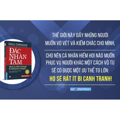 Sách - Combo Bìa Cứng Đắc Nhân Tâm + Quẳng Gánh Lo Đi Và Vui Sống - First News