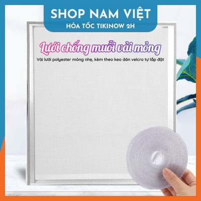 Lưới Chống Muỗi Vải Mỏng, Rèm Chống Côn Trùng Tự Lắp