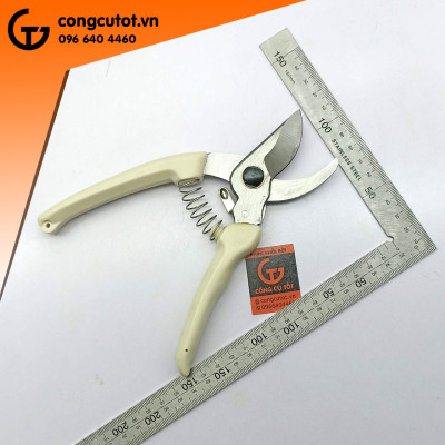  Kéo cắt tỉa lưng gù 175mm cán trắng