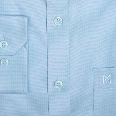 Áo sơ mi nam KHATOCO dài tay caro A1MD538T1-CNCR592-2608-D
