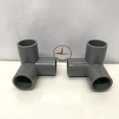 Co góc 3 nhánh, tê góc, co 3 hướng 34 nhựa PVC Bình Minh ( 5 cái )