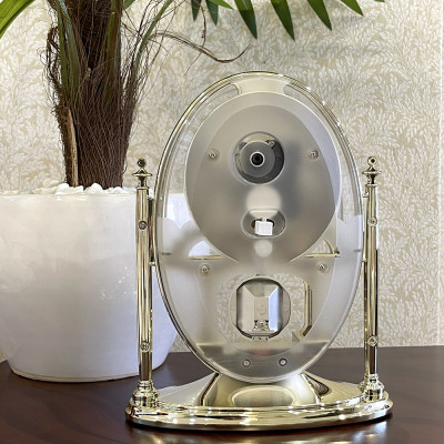 Đồng Hồ Để Bàn Rhythm CRP609WR18 - Vàng (19.3 x 24.1 x 9.0 cm)