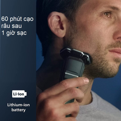Máy cạo râu khô và ướt Series 7000 cao cấp Thương hiệu Philips Hà Lan Norelco S7788 - Hàng Nhập Khẩu