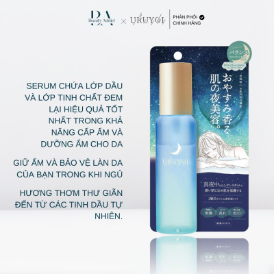 Dung dịch dưỡng ban đêm - Tinh chất phục hồi URUYOI Night Repair Essence Balance