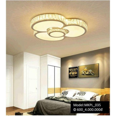 MKPL035+040 - Đèn mâm áp trần phale, đèn trần tô điểm phòng khách, DT