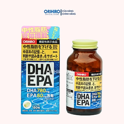 Viên uống bổ não DHA EPA Orihiro 180 viên
