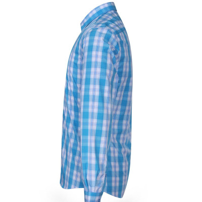 Áo sơ mi nam KHATOCO dài tay kẻ caro A1MD468S1-CNCR063-2408-D