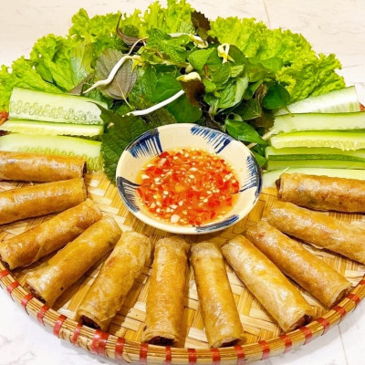 Bánh Ram Hà Tĩnh Lý Tưởng 250g, Chả Ram Cuốn Nem Giòn Ngon, Phơi Sương Hút Chân Không