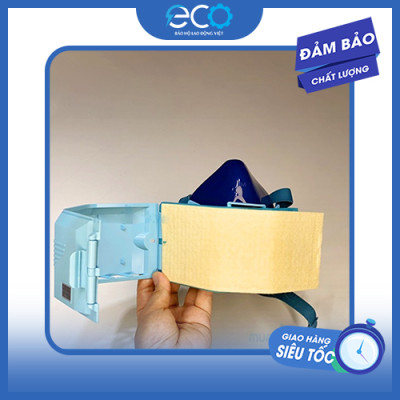 [Combo] Mặt Nạ Koken G7 Nhật & Kính Delta Plus Pháp | Phòng Khí Độc, Phun Thuốc, Chống Văng Bắn, Chống Đọng Sương