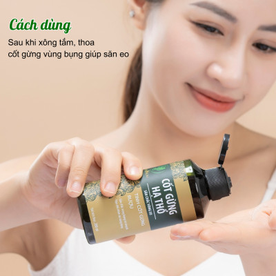Cốt Gừng Hạ Thổ Massage Săn Chắc Vòng Eo, Lưu Thông Khí Huyết Wonmom 200ml