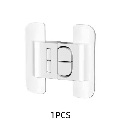 2 Chốt Cánh Tủ , Khóa Tủ Lạnh, Cánh Tủ Ngăn Kéo, Giữ An Toàn, Chắc Chắn, Nhỏ Gọn Tiện Dụng Gia Đình- TakyHome 3108set2