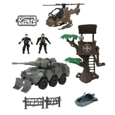 Bộ Đồ Chơi Mô Hình Xe Tăng Và Trực Thăng City Guardians - Vecto VT3109