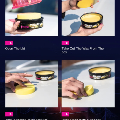 Sáp Đánh Bóng Xóa Mờ Vết Xước Flamingo F043 230g – Hãng Phân Phối Chính Thức