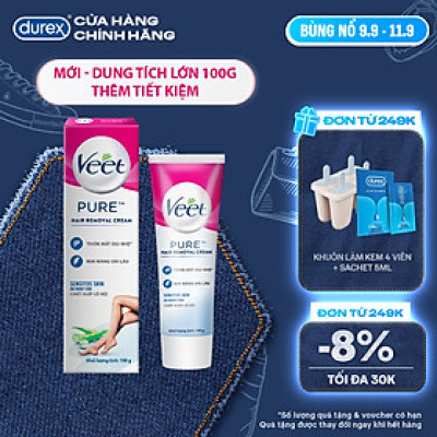Kem Tẩy Lông Veet Pure Sensitive 100g