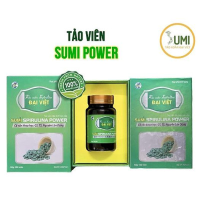 Tảo viên Sumi Power tăng cường sức khỏe, nâng cao sức đề kháng - Hộp 200 viên