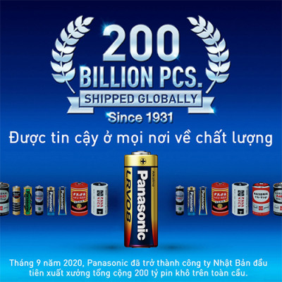 Hộp Pin kiềm Panasonic Alkaline 23A 12V LRV08L/1BP-V (5 viên) - Hàng chính hãng