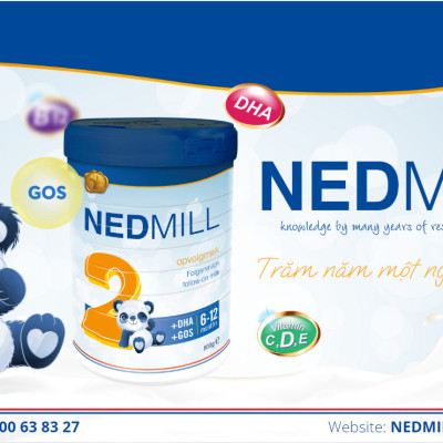 SẢN PHẨM DINH DƯỠNG NEDMILL STAGE 2 DÀNH CHO TRẺ TỪ 6-12 THÁNG TUỔI