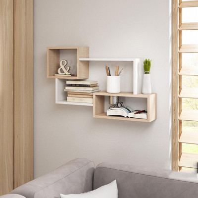 Kệ trang trí kệ để sách gia đình SMLIFE Wissam