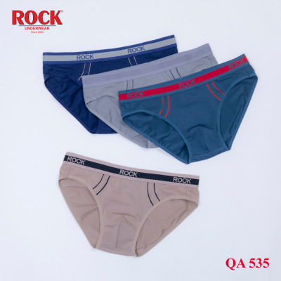 Quần lót nam cao cấp ROCK QA535 trẻ trung, cotton 4 chiều co giãn, thoáng mát thoải mái vận động