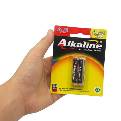 Vỉ 2 Pin ABC Alkaline AAA AK-AAA2B