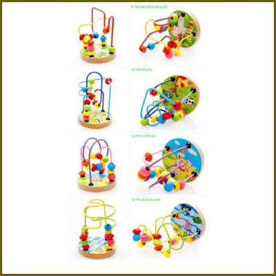 Đồ Chơi Luồn Hạt Mê Cung Mini Nhiều Màu Rèn Tính Kiên Nhẫn, Khéo Léo