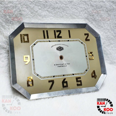 Mặt Số Bát Giác Ngang ODO-N2 – Số Nổi Inox 304, Viền Nhôm, Logo ODO – Lắp Đồng Hồ Cổ Điển