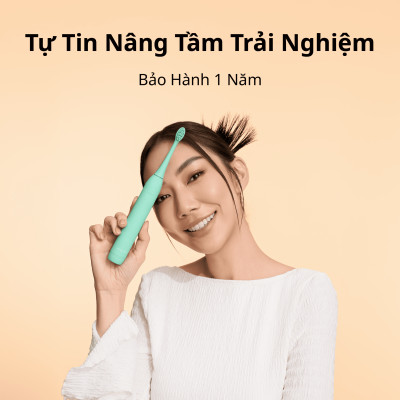[Chính Hãng] Bàn Chải Đánh Răng Điện Zenyum Sonic MỚI 2.0 - Màu Xanh Mint- Công Nghệ Singapore