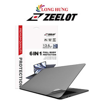 Dán màn hình 6-IN-1 Zeelot Full Body Guard Mbook Air 13.6 inch 2022 - Hàng chính hãng