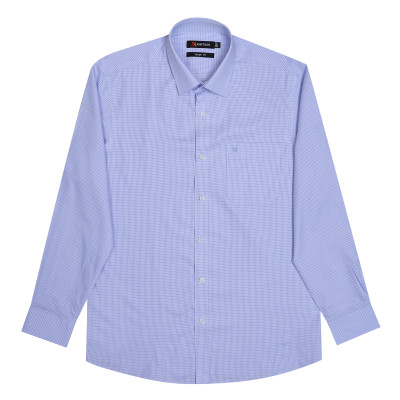 Áo sơ mi nam tay dài form suông Khatoco A1MD498T1-CNCR525-2606-D 