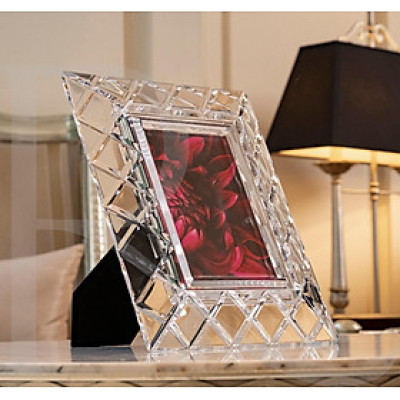 Khung ảnh pha lê Rogaska Crisscross Hàng chính hãng