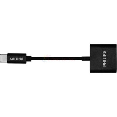 Cổng chuyển đổi Philips 2 in 1 USB-C to Audio Adapter SWA3021 - Hàng chính hãng