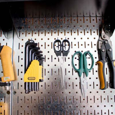 Bộ 5 móc nhỏ Pegboard bằng thép dày 1,6mm sơn tĩnh điện hiện đại - Phụ kiện cho bảng treo dụng cụ cơ khí 