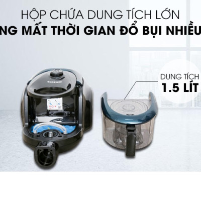 Máy hút bụi dạng hộp Samsung VC18M21M0VN/SV-N - Hàng Chính Hãng